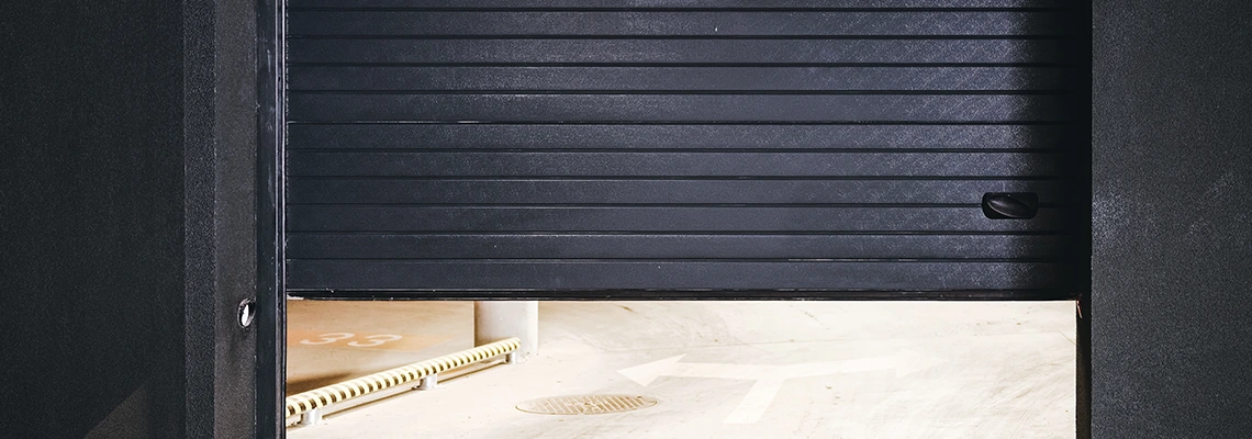 Residential Black Garage Door Installation in Melbourne, FL